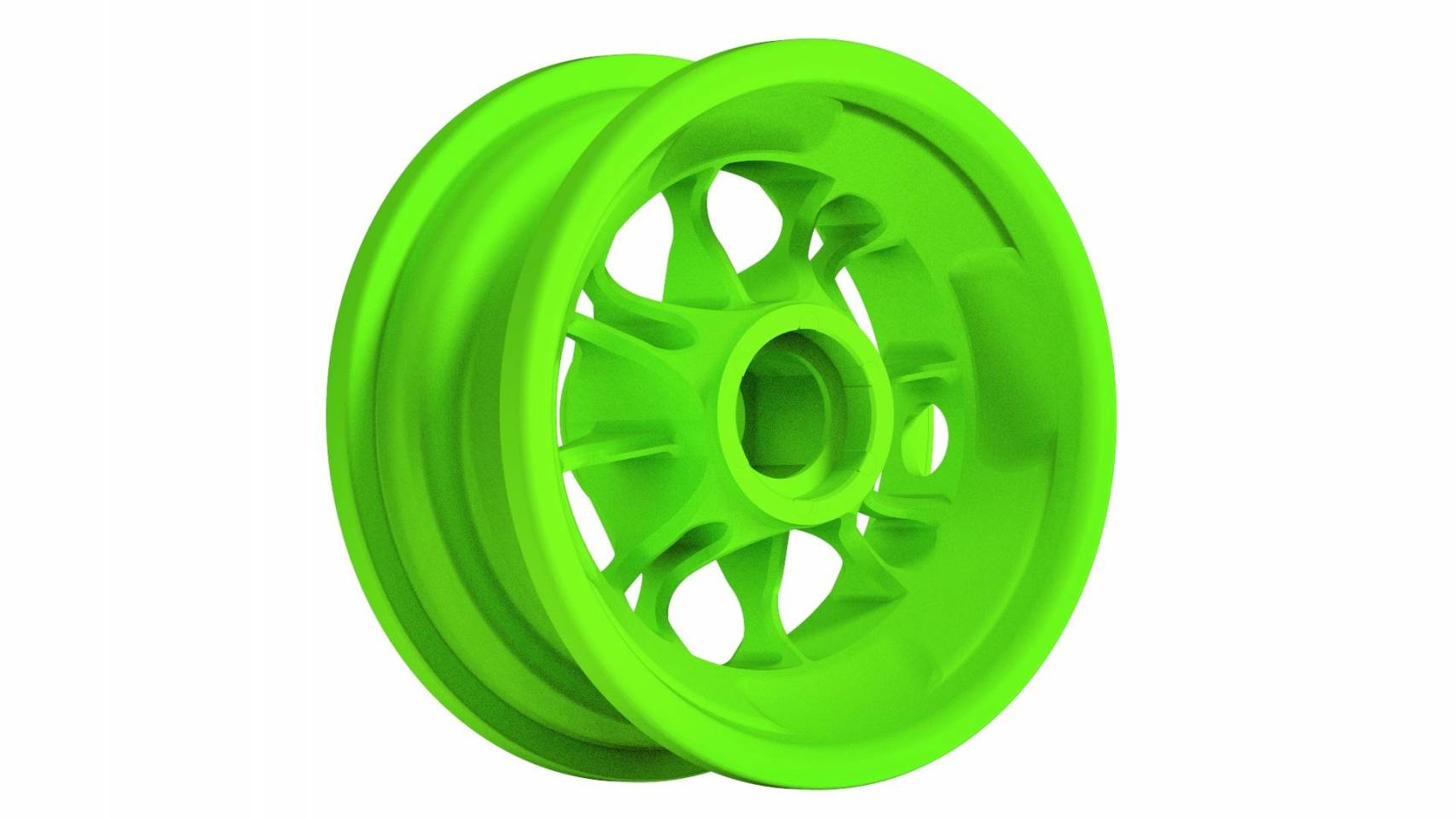 Rim 200mm/ 8 Inch Green 12SG - Roll and Pole