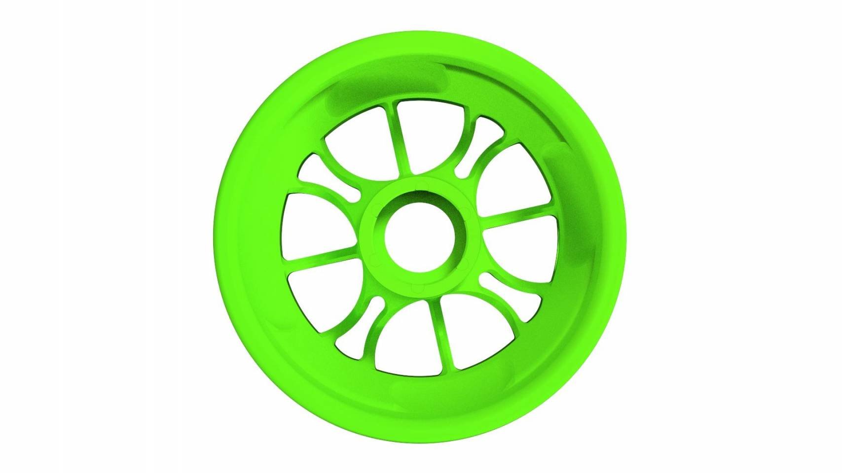 Rim 200mm/ 8 Inch Green 12SG - Roll and Pole