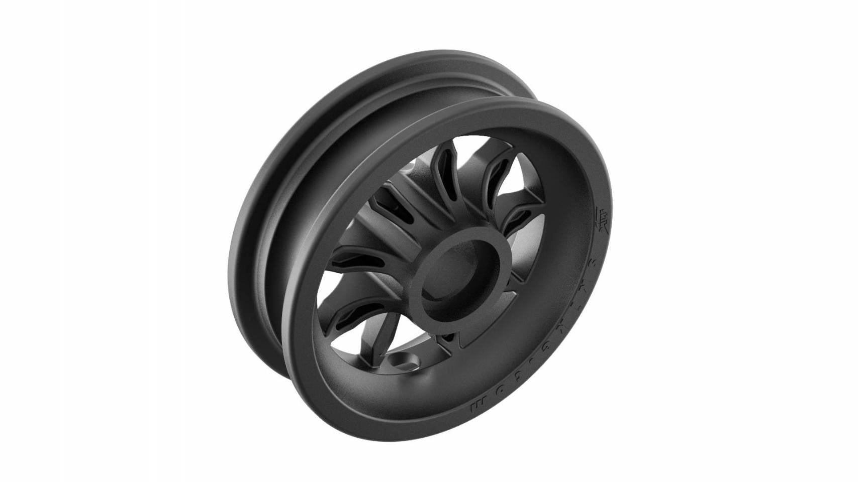 Rim 6 inch Black 9SB - Roll and Pole