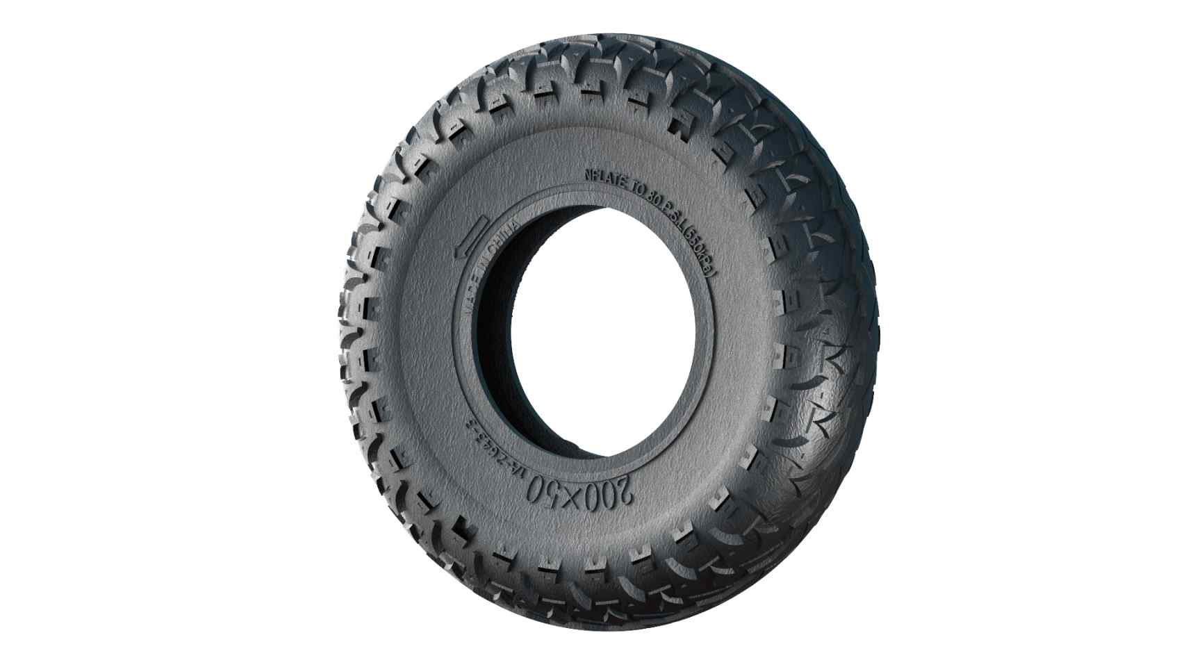 Tire 200mm/8in Majorgip - Roll and Pole