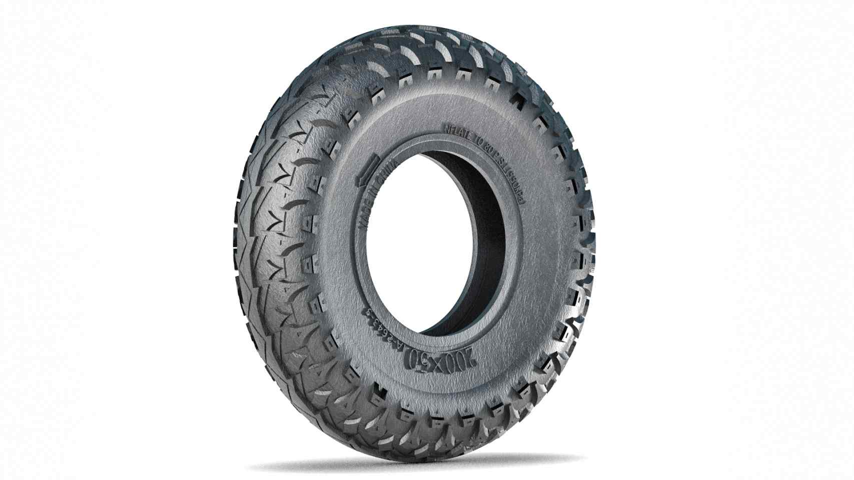 Tire 200mm/8in Majorgip - Roll and Pole